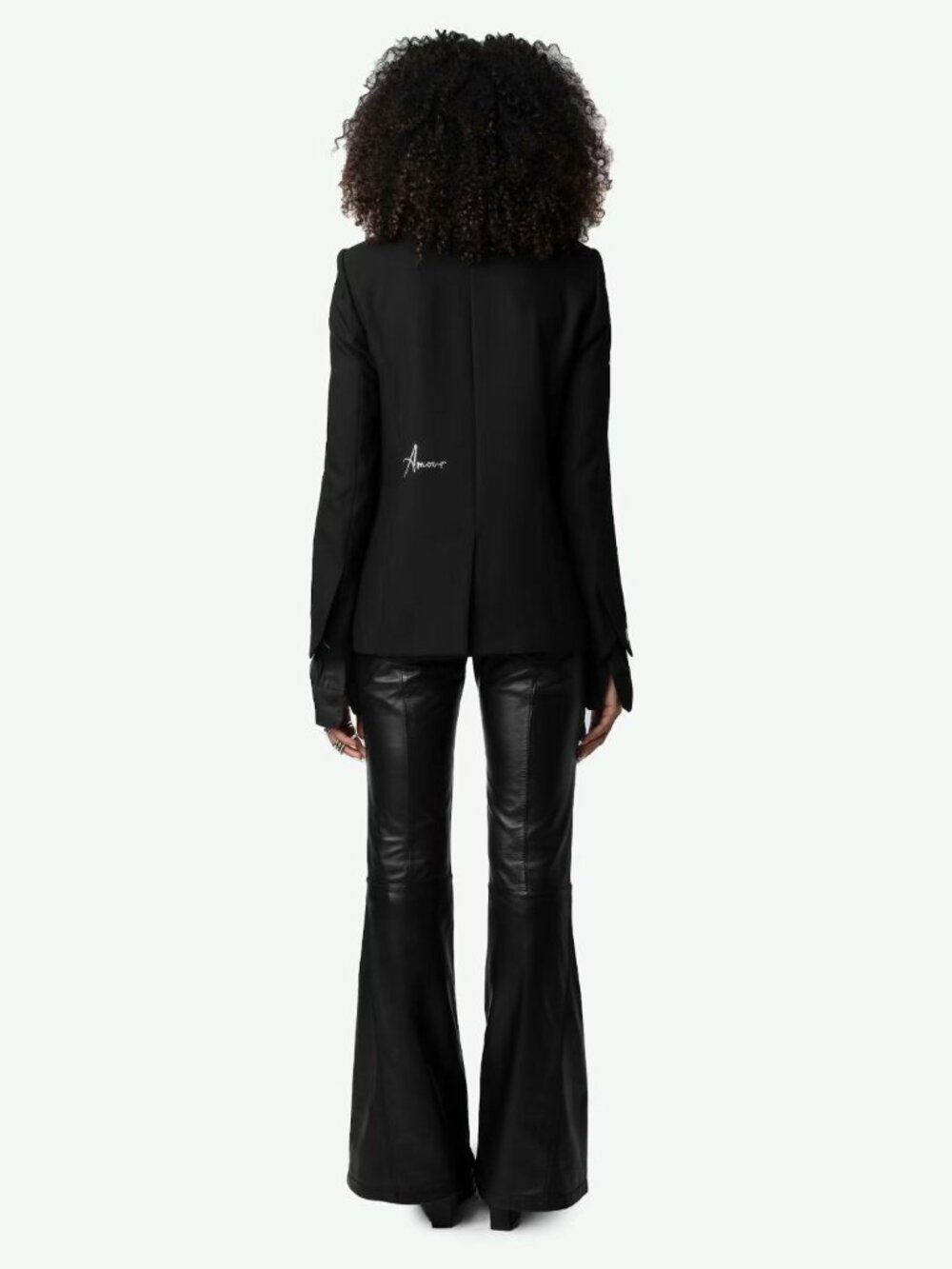 Zadig & Voltaire ‘Very Strass Heart Blazer’ Black Size 38/M $598 - Picture 4 of 9